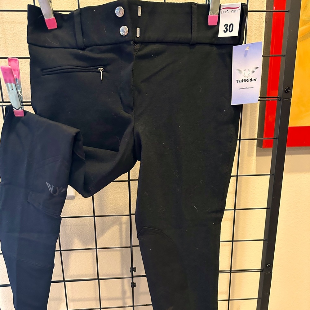Jpc equestrian low rise wide waist band Breeches in Black